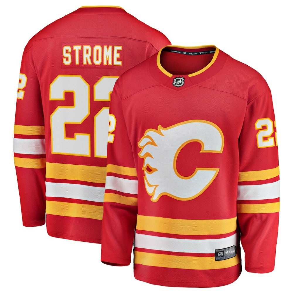 NHL Ryan Strome Calgary Flames Fanatics Home Breakaway Jersey