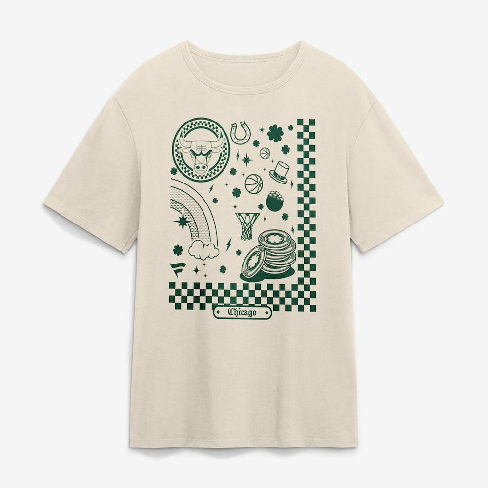 Chicago Bulls St. Patrick's Day City Charms T-Shirt sale