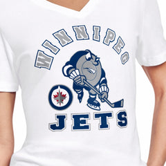 NHL Winnipeg Jets Starter Women's Tough Puck T-Shirt