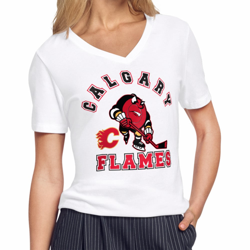 NHL Calgary Flames Starter Women's Tough Puck T-Shirt