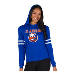 NHL New York Islanders Concepts Sport Women's Marathon Long-Sleeve Hooded T-Shirt
