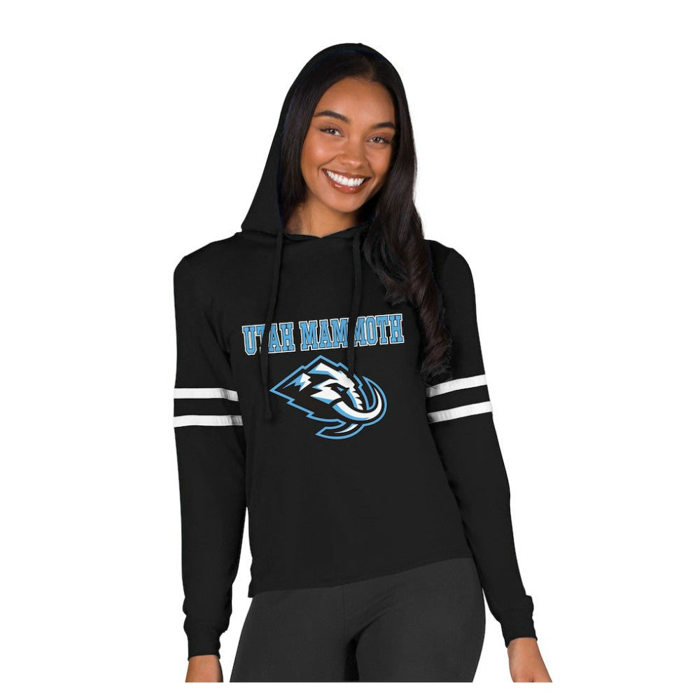 NHL Utah Mammoth Concepts Sport Women's Marathon Long-Sleeve Hooded T-Shirt
