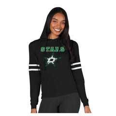 NHL Dallas Stars Concepts Sport Women's Marathon Long-Sleeve Hooded T-Shirt