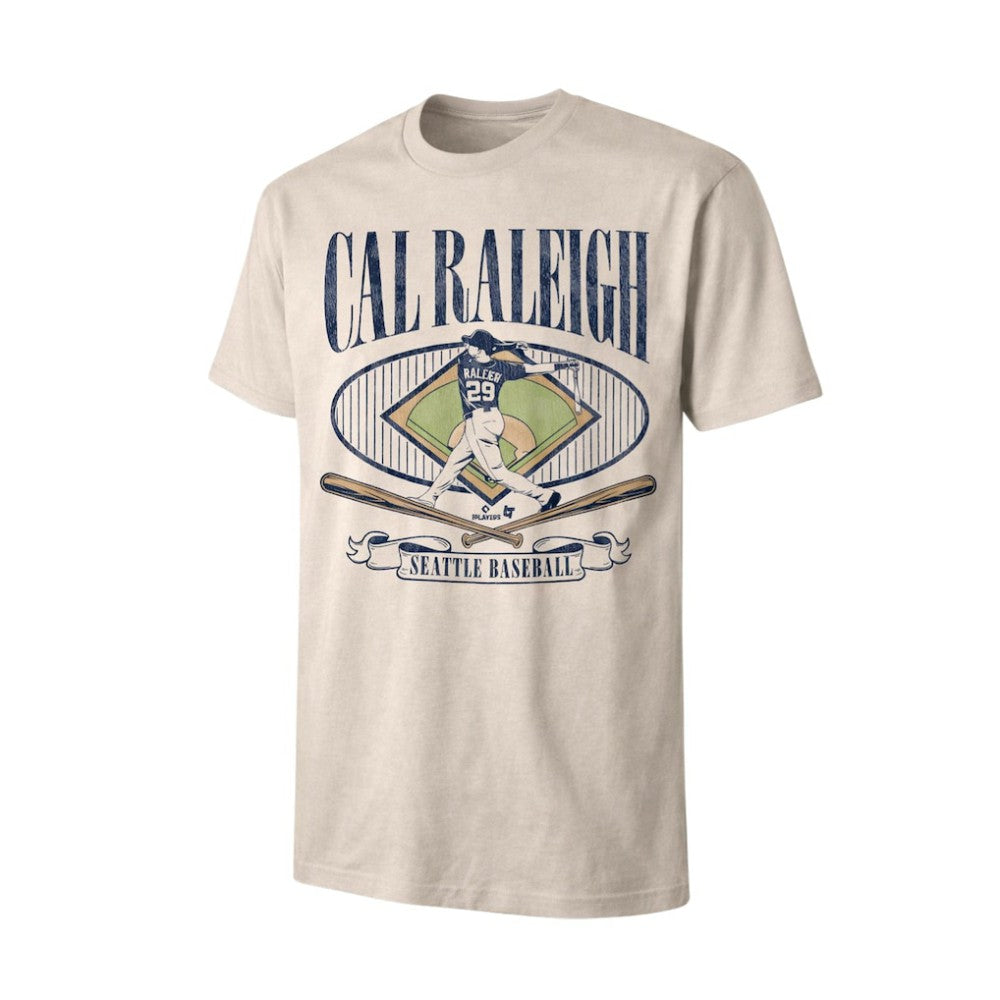 Natural Cal Raleigh BreakingT Diamond Standout T-Shirt