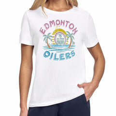 NHL Edmonton Oilers Starter Women's Tonal Beach T-Shirt