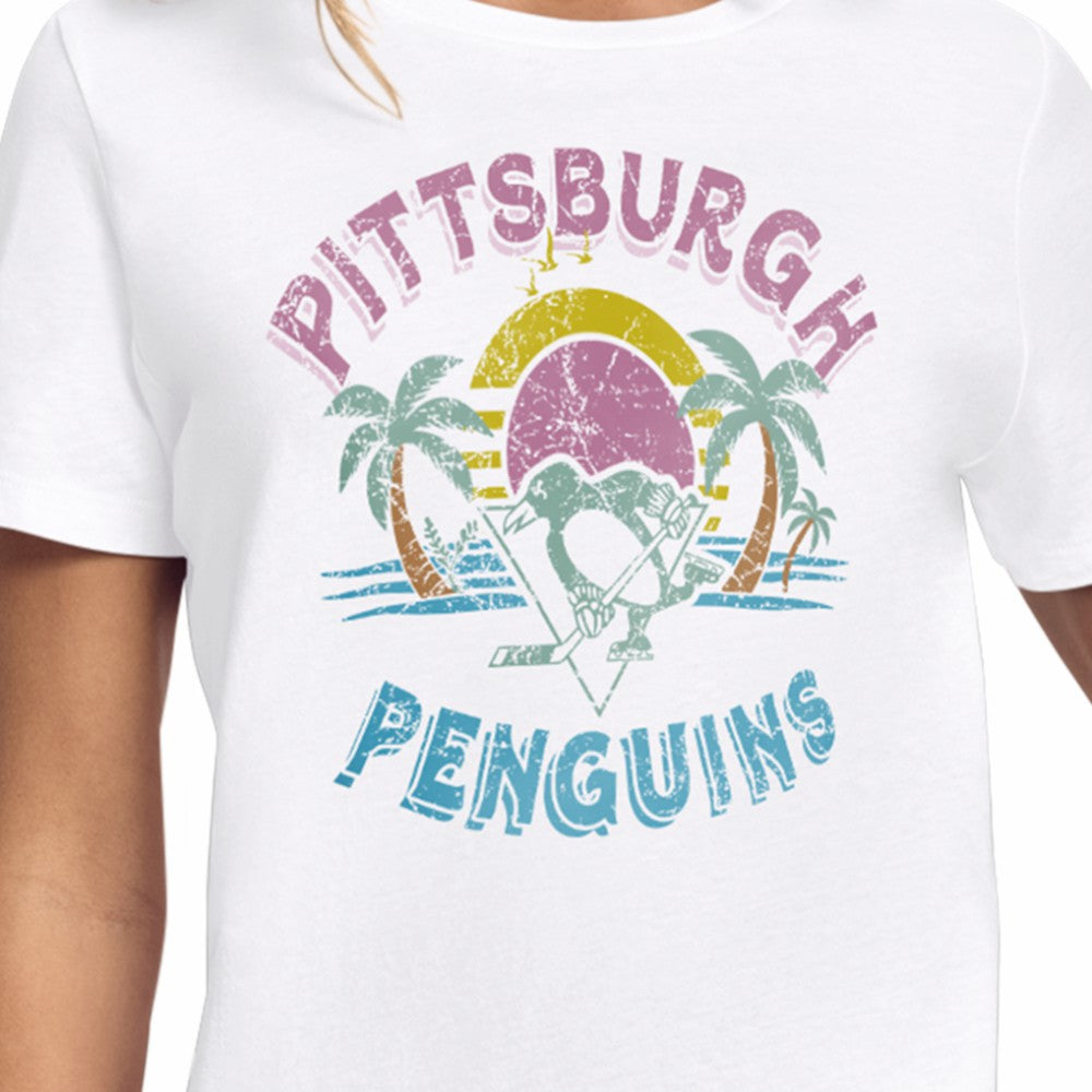 NHL Pittsburgh Penguins Starter Women's Tonal Beach T-Shirt