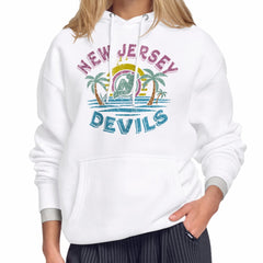 NHL New Jersey Devils Starter Women's Tonal Beach Hoodie