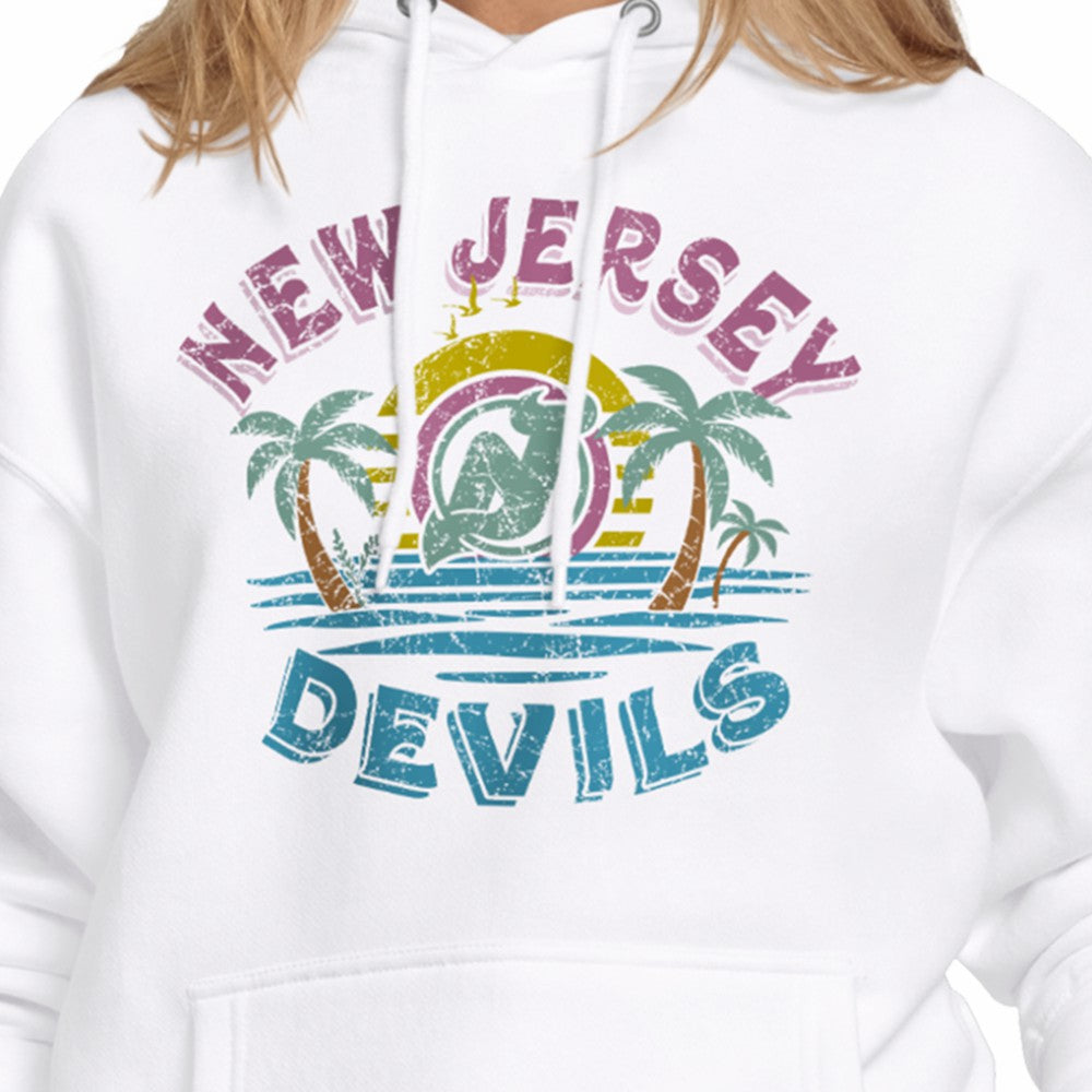 NHL New Jersey Devils Starter Women's Tonal Beach Hoodie