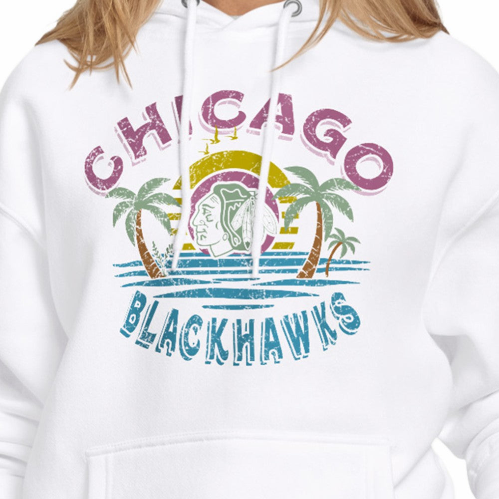 NHL Chicago Blackhawks Starter Women's Tonal Beach Hoodie