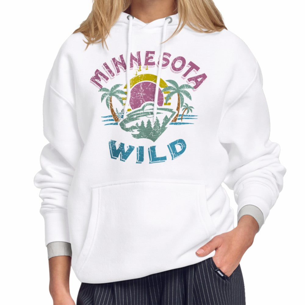 NHL Minnesota Wild Starter Women's Tonal Beach Hoodie