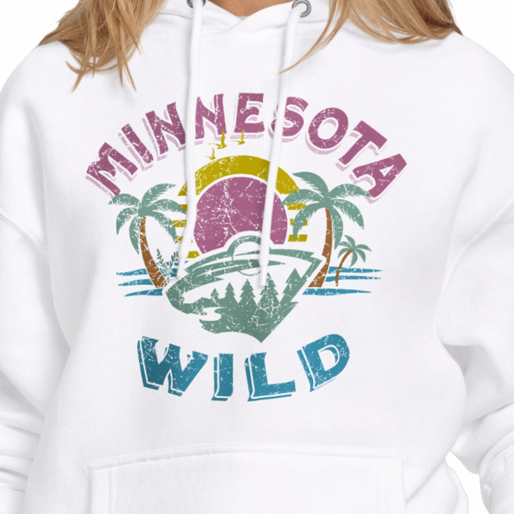 NHL Minnesota Wild Starter Women's Tonal Beach Hoodie