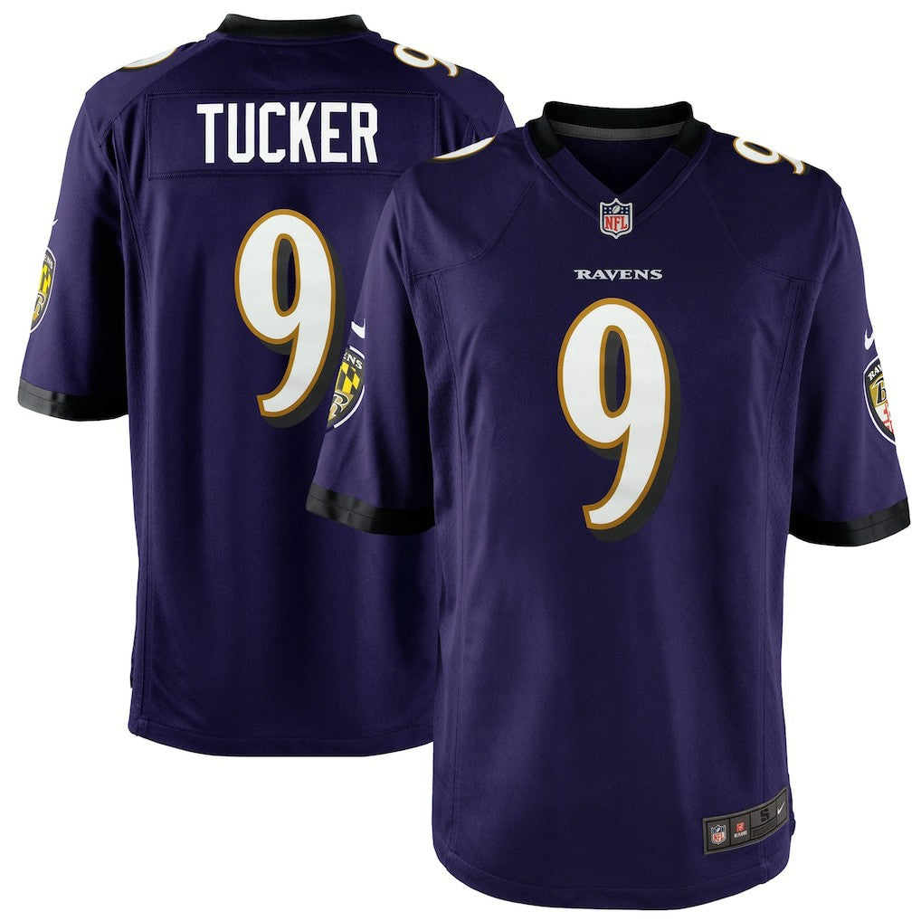 Justin Tucker  Youth Game Jersey - Baltimore Ravens Jerseys