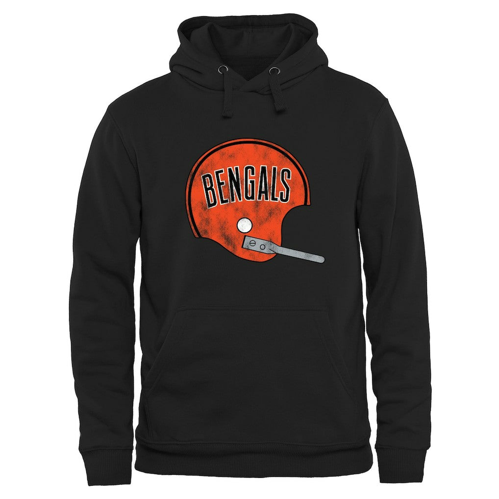 Throwback Logo Pullover Hoodie - Cincinnati Bengals Hoodies