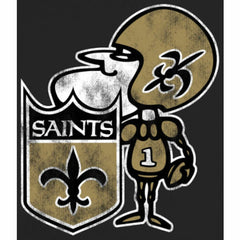 Throwback Logo Pullover Hoodie - New Orleans Saints Hoodies