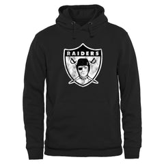 Throwback Logo Pullover Hoodie - Las Vegas Raiders Hoodies