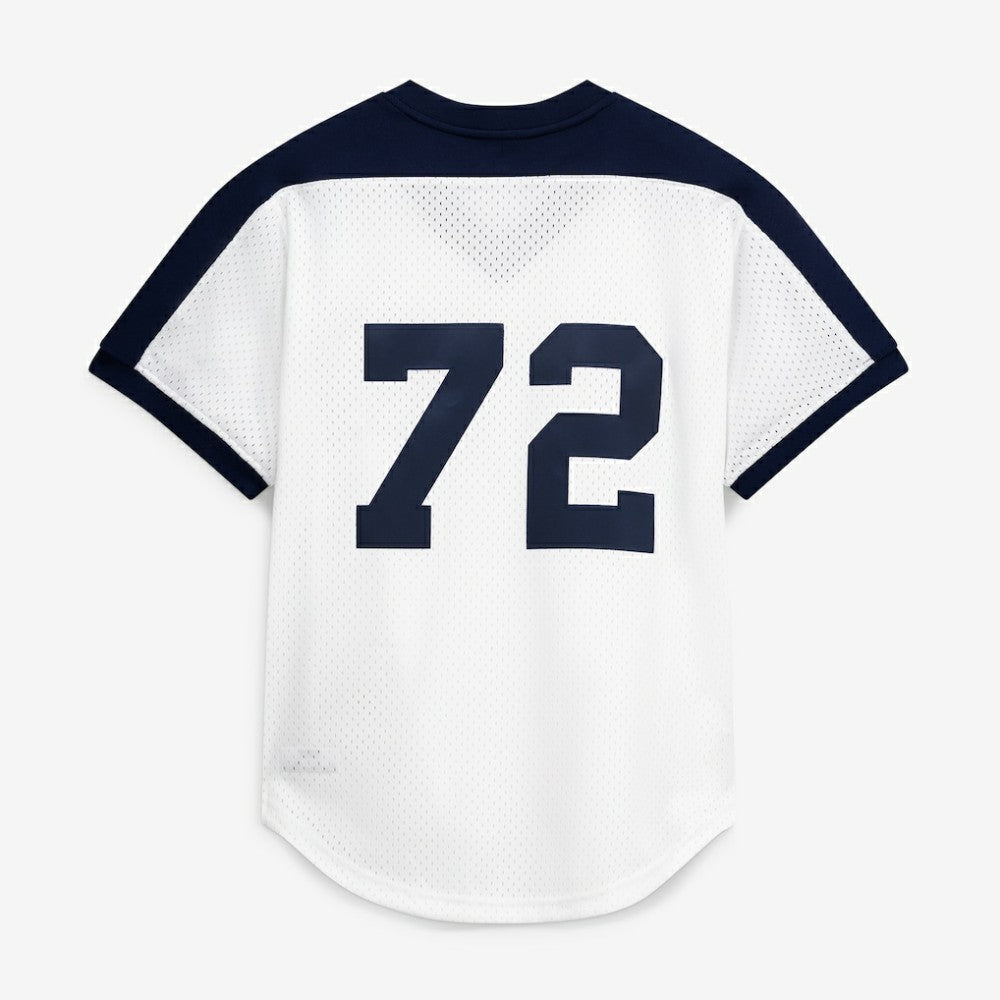 White Carlton Fisk Chicago White Sox Mitchell & Ness Authentic Batting Practice Jersey