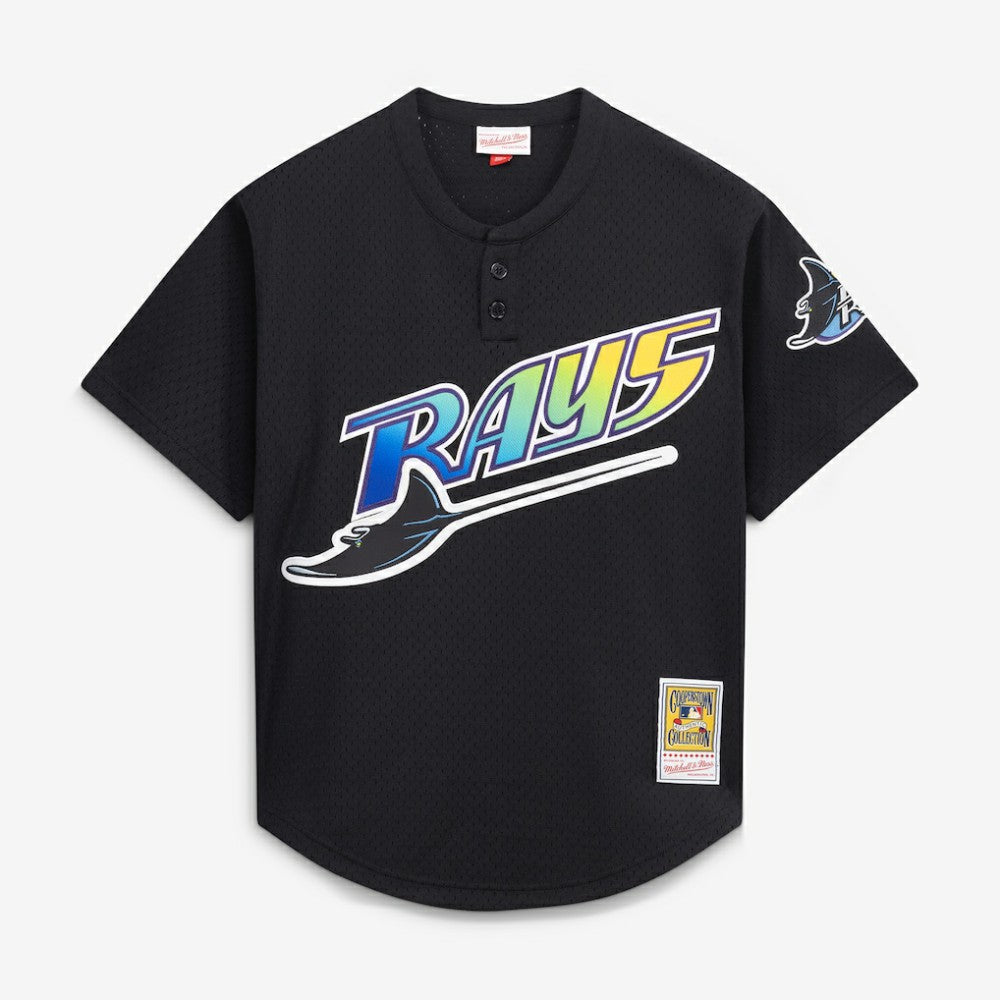 Black Wade Boggs Tampa Bay Rays Mitchell & Ness Authentic Batting Practice Jersey