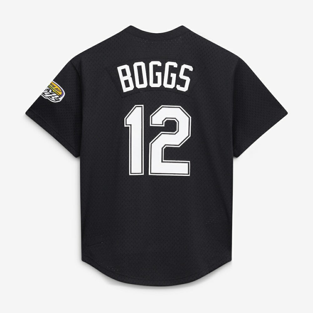 Black Wade Boggs Tampa Bay Rays Mitchell & Ness Authentic Batting Practice Jersey