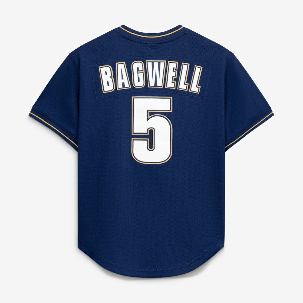 Navy Jeff Bagwell Houston Astros Mitchell & Ness Authentic Batting Practice Jersey