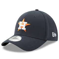 Navy Houston Astros New Era Button Team Classic 39THIRTY Flex Hat