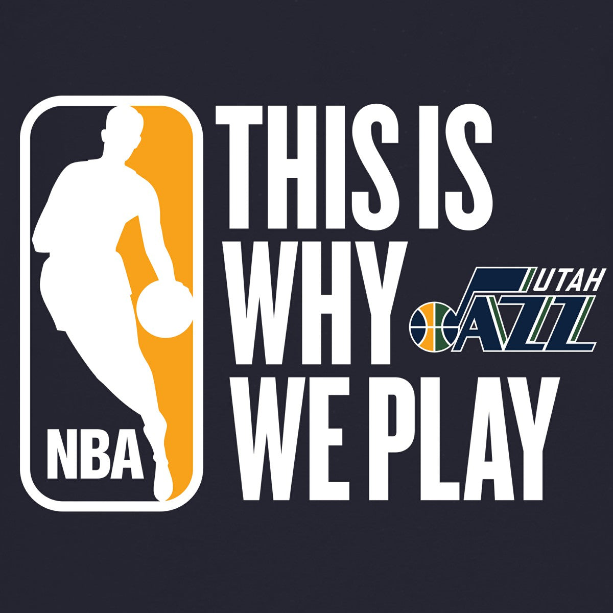 Utah Jazz This Is Why We Play Pullover Hoodie