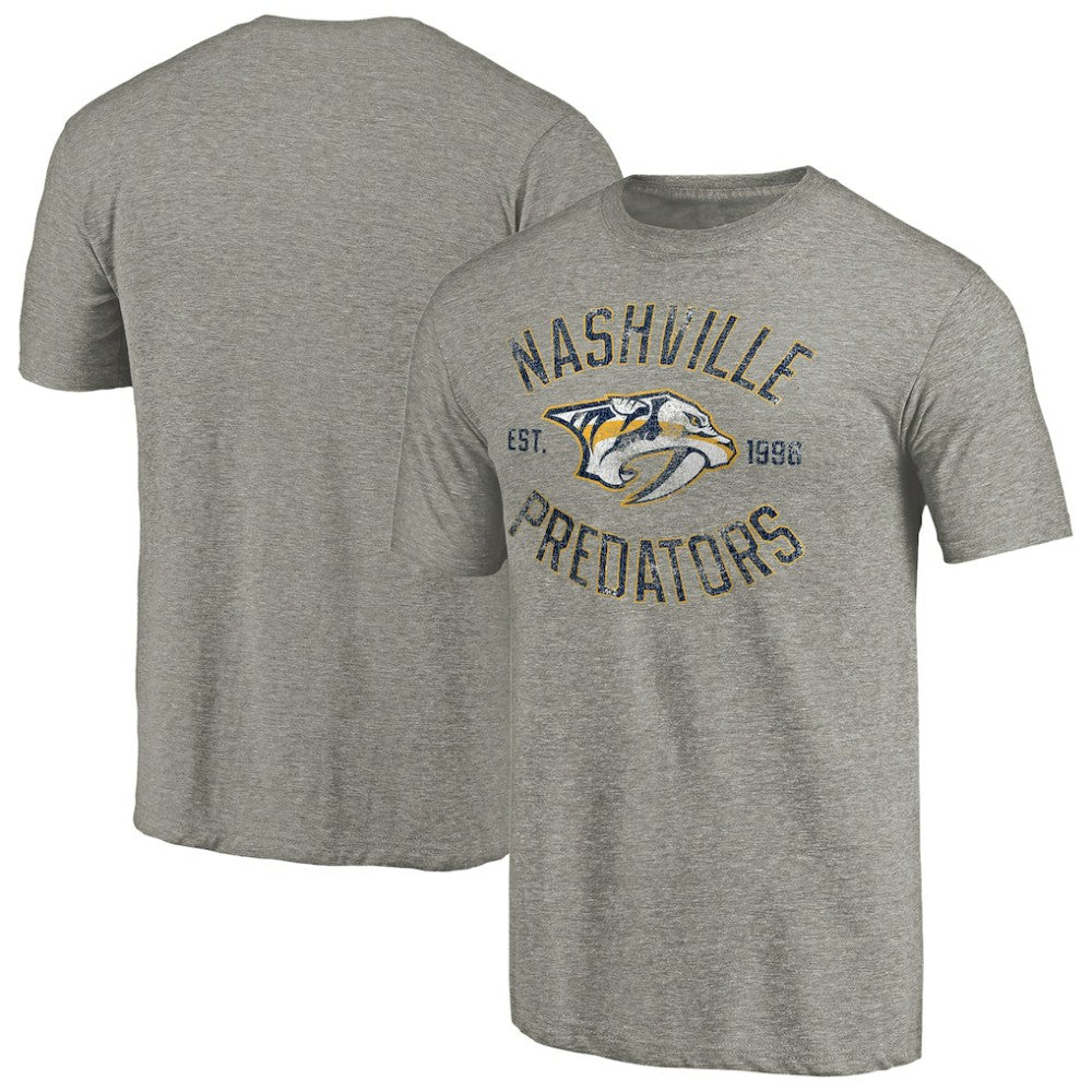 NHL Nashville Predators Heritage Tri-Blend T-Shirt