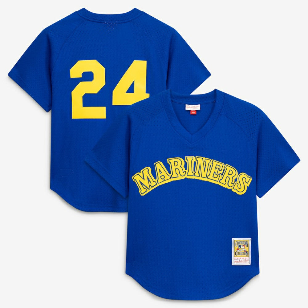 Royal Ken Griffey Jr. Seattle Mariners Mitchell & Ness Authentic Batting Practice Jersey