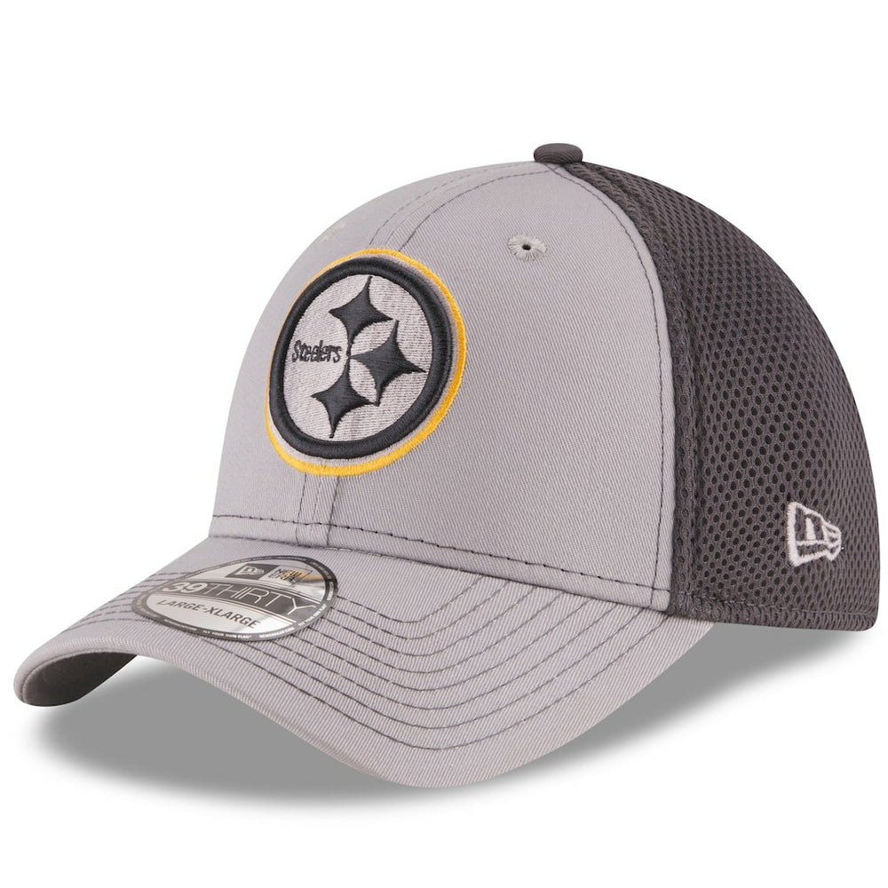 Grayed Out Neo 2 39THIRTY Flex Hat - Pittsburgh Steelers Hats