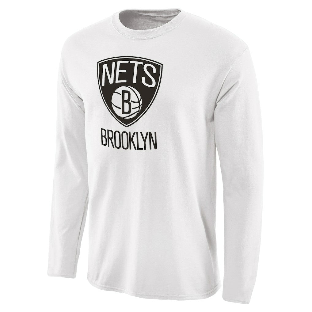 Brooklyn Nets Primary Logo Long Sleeve T-Shirt