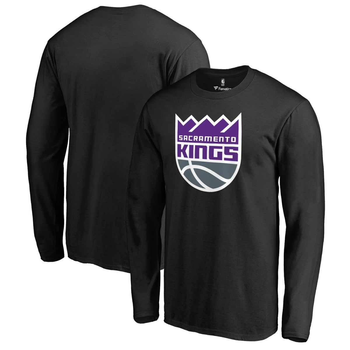 Sacramento Kings Primary Logo Long Sleeve T-Shirt
