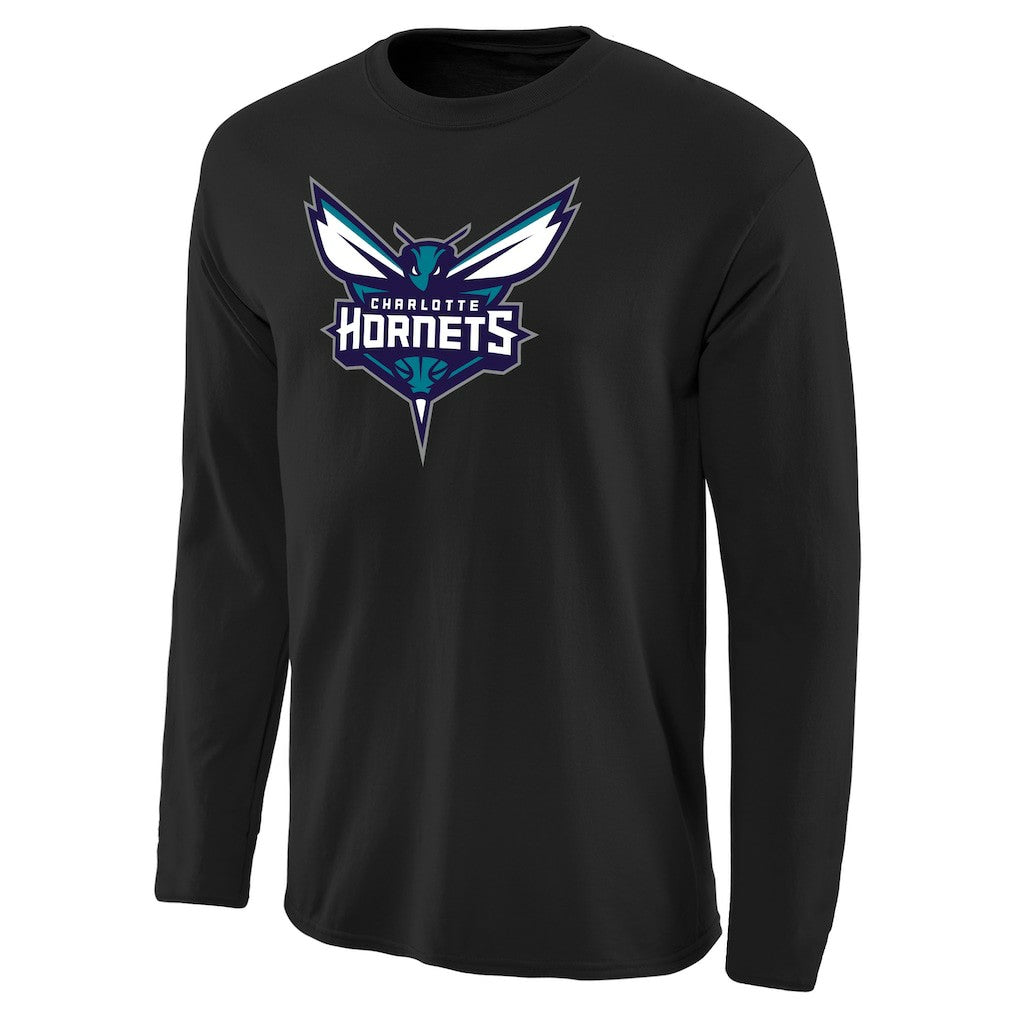 Charlotte Hornets Primary Logo Long Sleeve T-Shirt