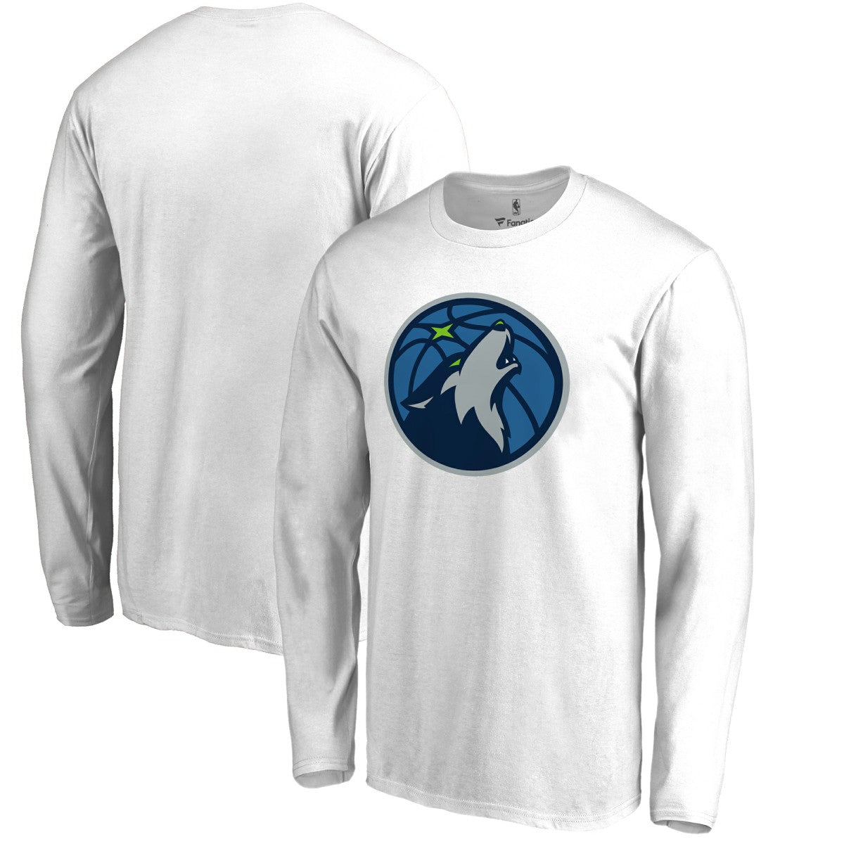Minnesota Timberwolves Primary Logo Long Sleeve T-Shirt