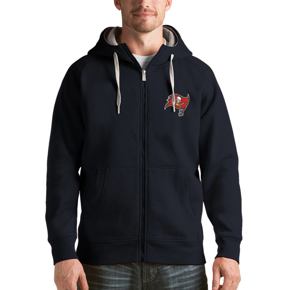 Antigua Victory Full-Zip Hoodie - Tampa Bay Buccaneers Hoodies
