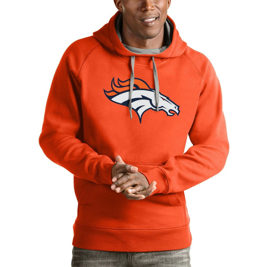 Antigua Victory Pullover Hoodie - Denver Broncos Hoodies