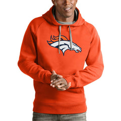 Antigua Victory Pullover Hoodie - Denver Broncos Hoodies