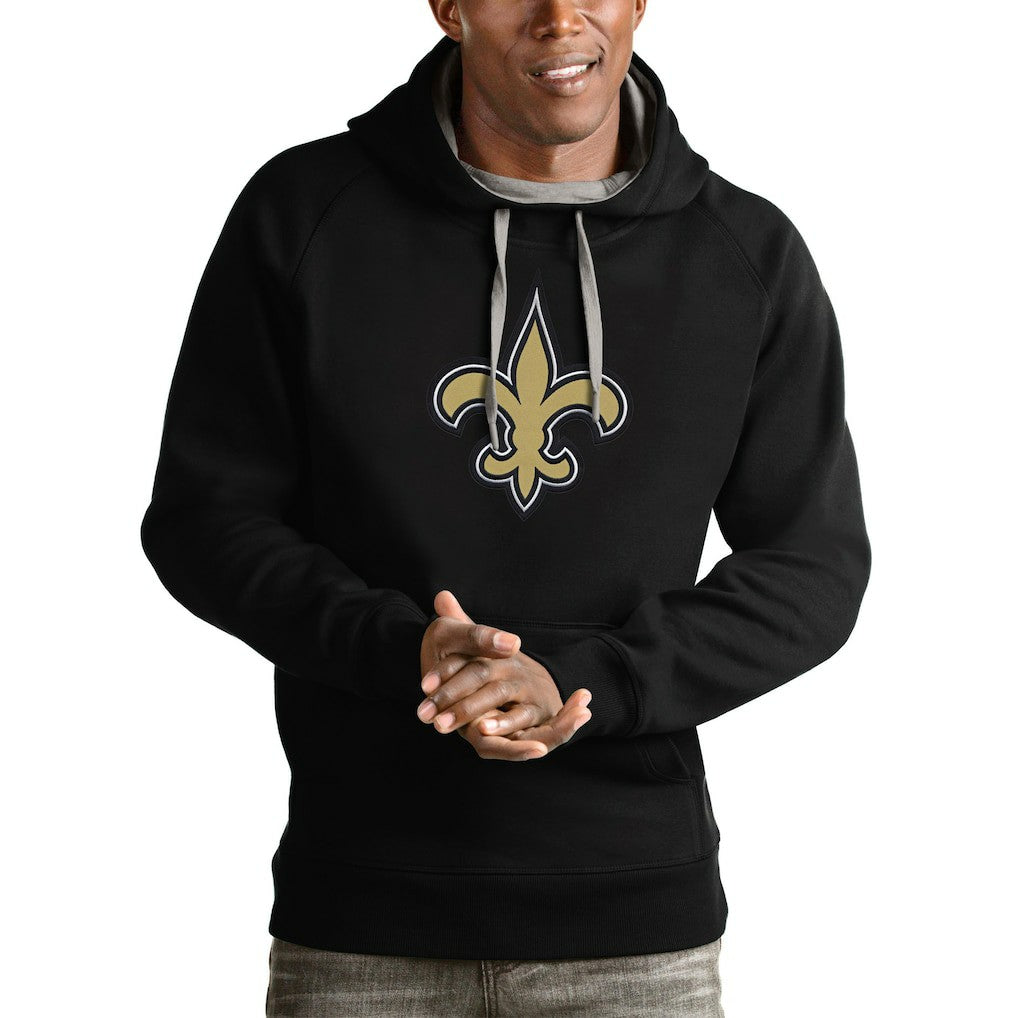Antigua Victory Pullover Hoodie - New Orleans Saints Hoodies