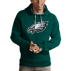 Antigua Victory Pullover Hoodie - Philadelphia Eagles Hoodies