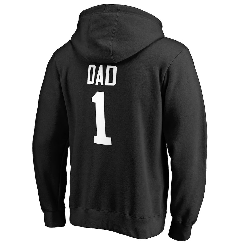 Brooklyn Nets #1 Dad Pullover Hoodie