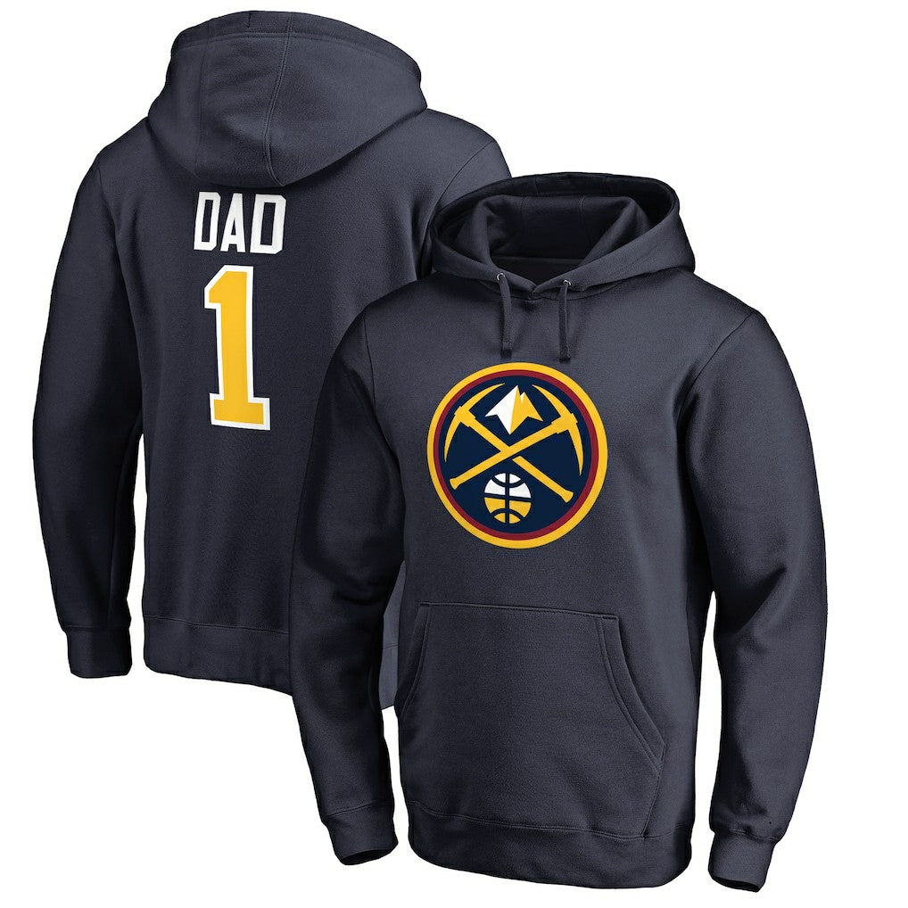 Denver Nuggets #1 Dad Pullover Hoodie sale