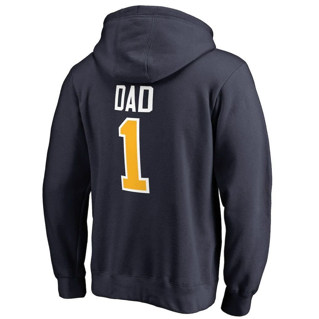 Indiana Pacers #1 Dad Pullover Hoodie