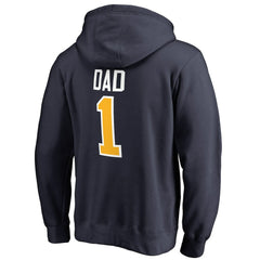 Indiana Pacers #1 Dad Pullover Hoodie