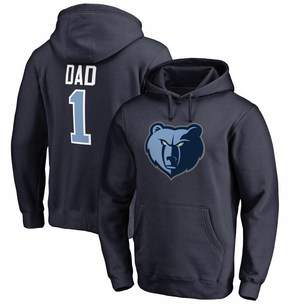 Memphis Grizzlies #1 Dad Pullover Hoodie