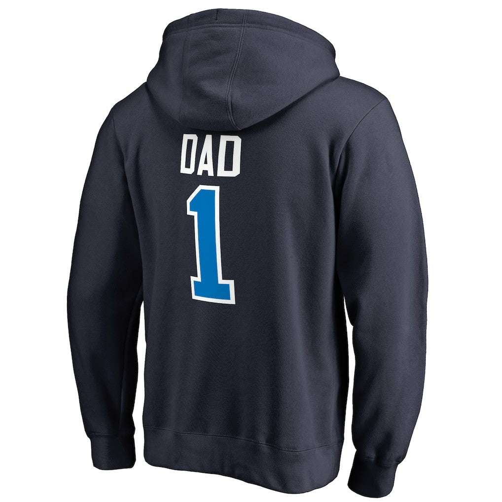 Oklahoma City Thunder #1 Dad Pullover Hoodie