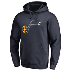 Utah Jazz #1 Dad Pullover Hoodie