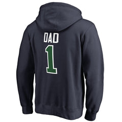 Utah Jazz #1 Dad Pullover Hoodie