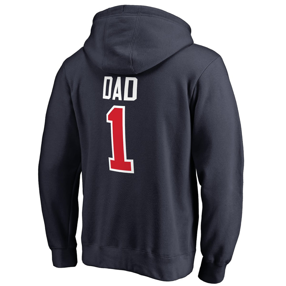 Washington Wizards #1 Dad Pullover Hoodie