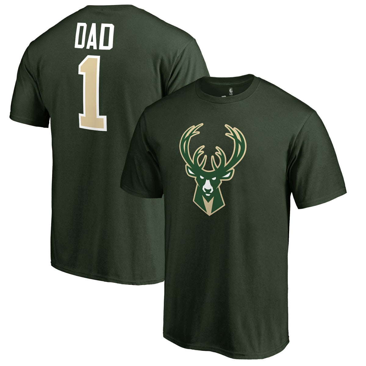 Milwaukee Bucks #1 Dad T-Shirt