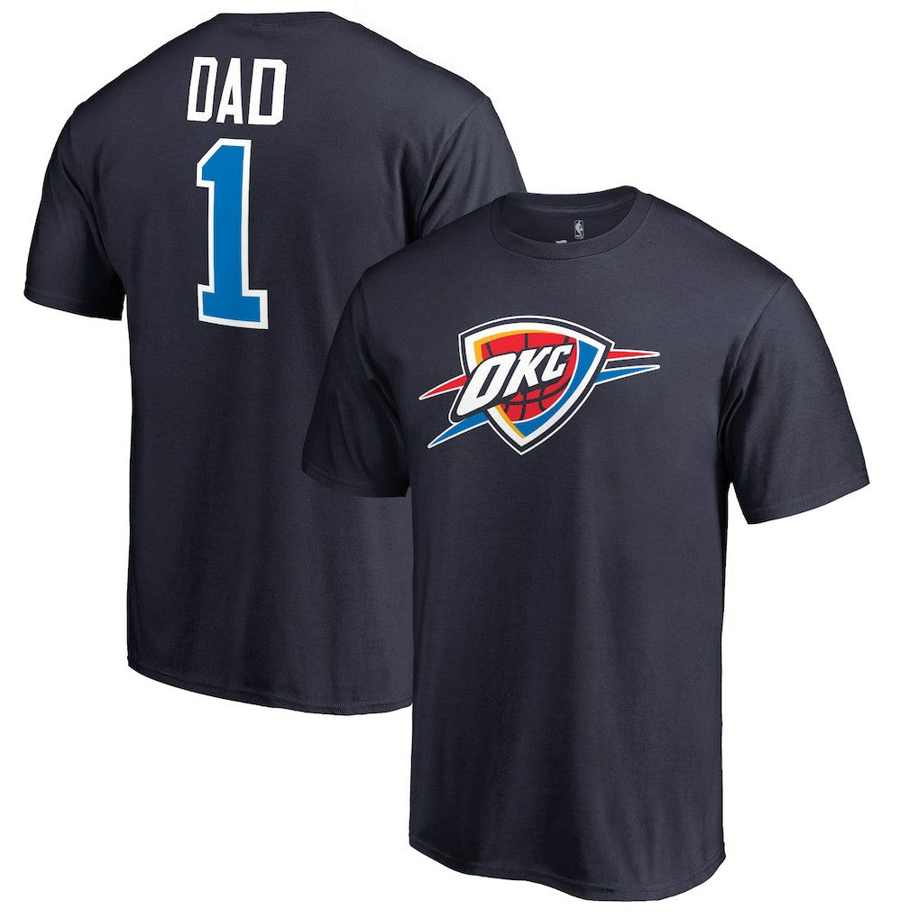 Oklahoma City Thunder #1 Dad T-Shirt