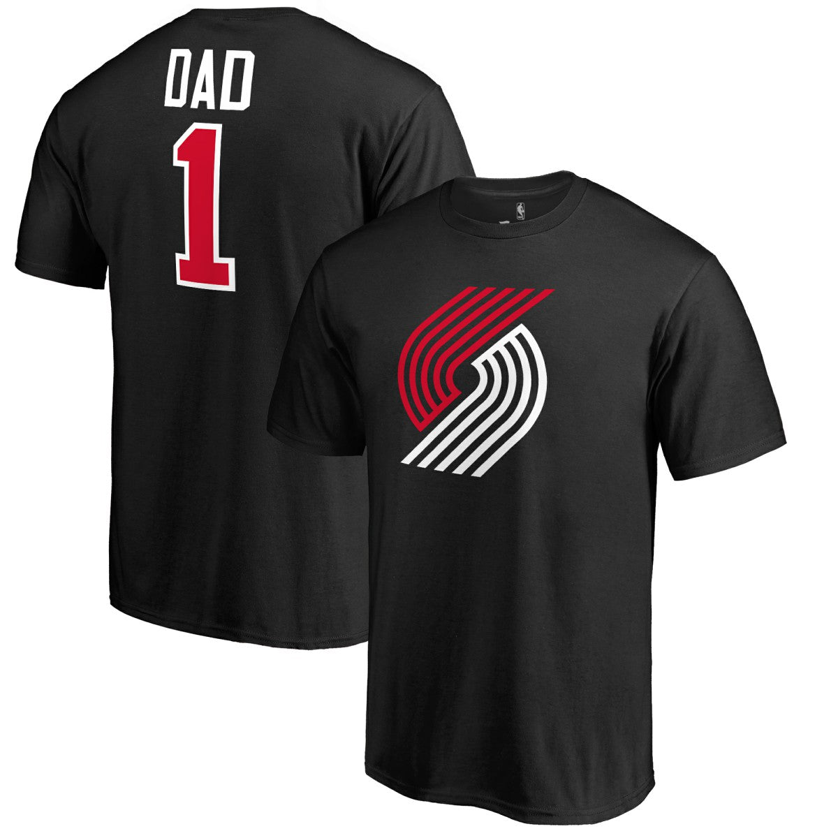 Portland Trail Blazers #1 Dad T-Shirt