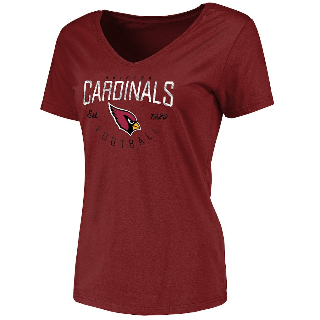 Women's Live For It V-Neck T-Shirt - Arizona Cardinals T-shirts